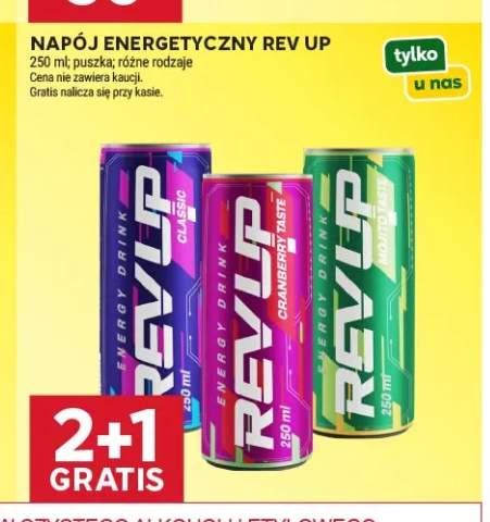 Napój energetyczny Rev Up Mojito Taste +2 warianty