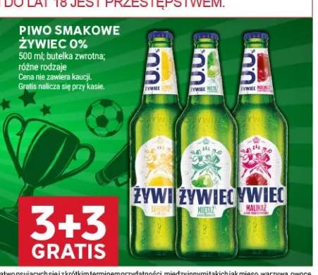 Piwo bezalkoholowe Żywiec Lemon 0% +2 warianty