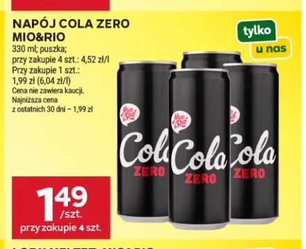Napój Cola Zero Mio&Rio