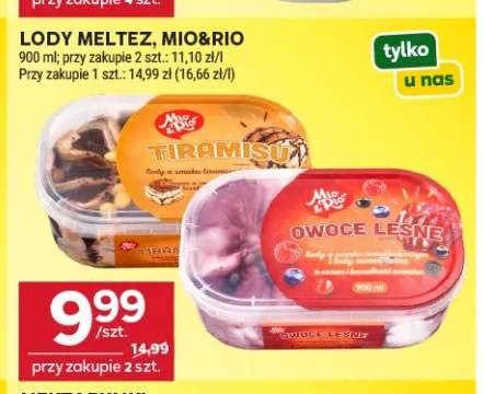 Lody Tiramisu Meltez +1 wariant