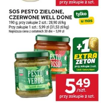 Sos pesto zielone Well Done +1 wariant
