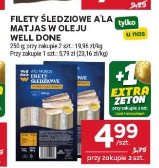 Filety śledziowe a'la Matjas w oleju Well Done