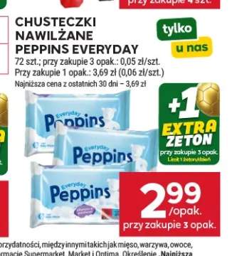 Chusteczki nawilżane Peppins Everyday