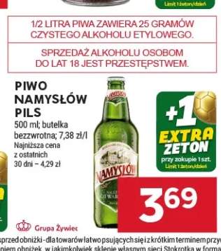 Piwo Namysłów Pils