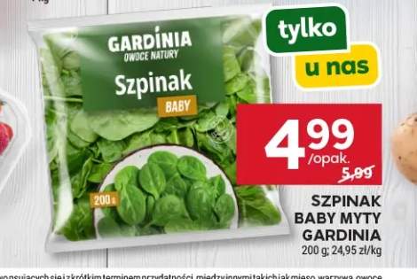 Szpinak baby myty Gardinia