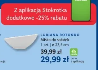 Miska do sałatek Lubiana Rotondo ø 23,5 cm