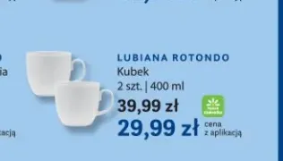 Kubek Lubiana Rotondo 2-pak 400 ml