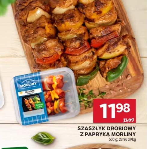 Szaszłyk drobiowy z papryką Morliny