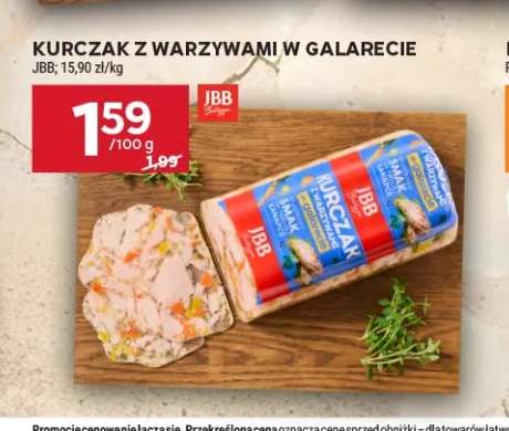 Kurczak z warzywami w galarecie JBB