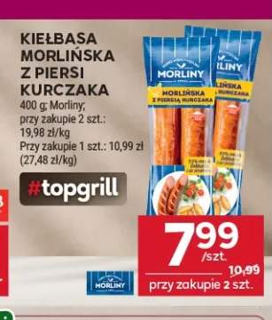 Kiełbasa morlińska z piersi kurczaka Morliny