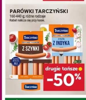 Parówki z szynki Tarczyński +1 wariant