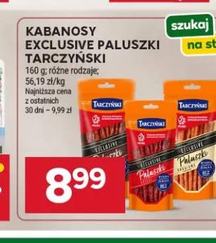 Kabanosy Exclusive Paluszki Tarczyński