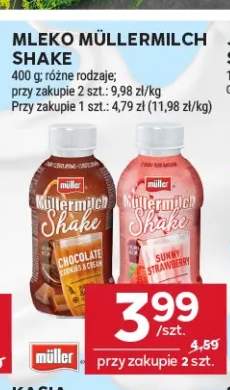 Napój mleczny Müllermilch Shake Chocolate +1 wariant
