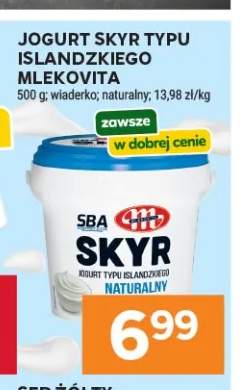 Jogurt Skyr typu islandzkiego Mlekovita naturalny