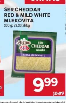 Ser Cheddar Red & Mild White Mlekovita