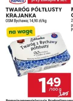 Twaróg półtłusty krajanka OSM Bychawa