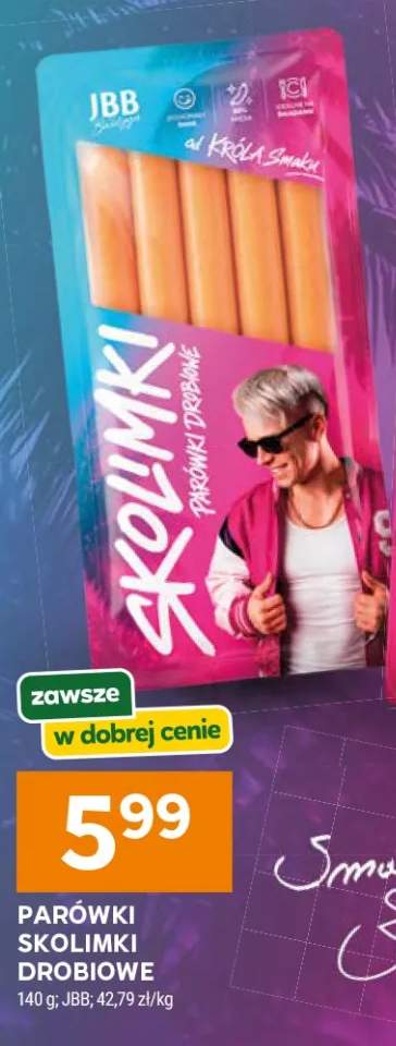 Parówki drobiowe Skolimki JBB Bałdyga
