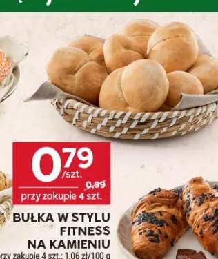 Bułka w stylu fitness na kamieniu