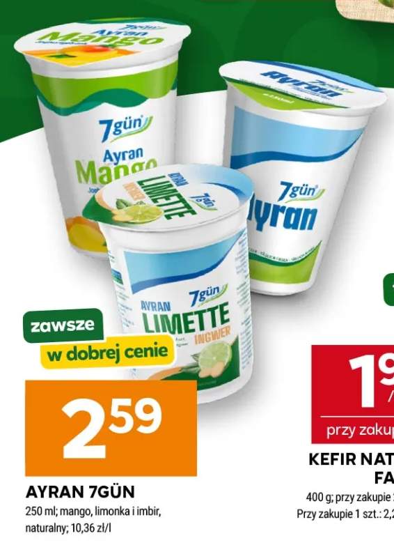 Ayran 7gün mango +2 warianty
