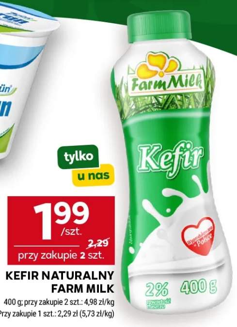 Kefir naturalny Farm Milk