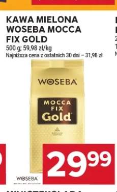 Kawa mielona Woseba Mocca Fix Gold
