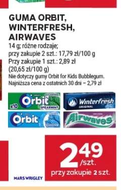Guma do żucia Orbit +2 warianty