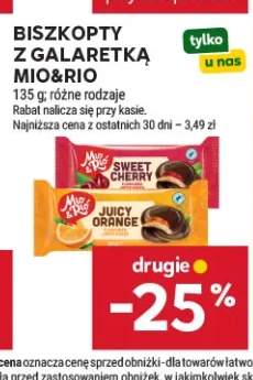 Biszkopty z galaretką Mio&Rio