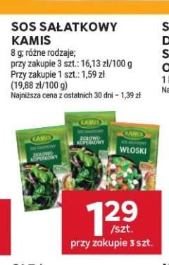 Sos sałatkowy koperkowo-ziołowy Kamis +1 wariant