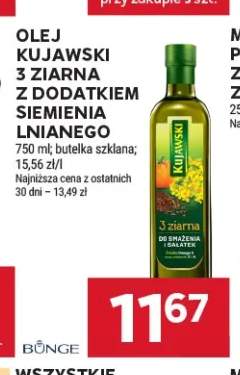 Olej Kujawski 3 ziarna z dodatkiem siemienia lnianego