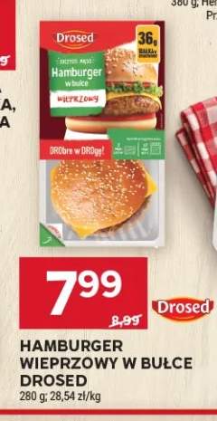 Hamburger wieprzowy w bułce Drosed