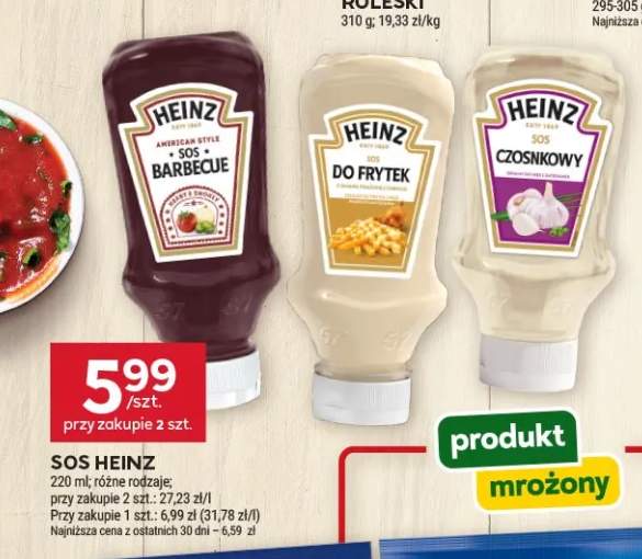 Sos Barbecue Heinz +2 warianty