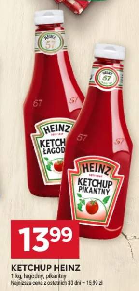 Ketchup pikantny Heinz +1 wariant