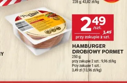 Hamburger drobiowy Pormet