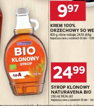 Syrop klonowy Naturavena Bio