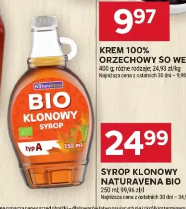 Syrop klonowy Naturavena Bio