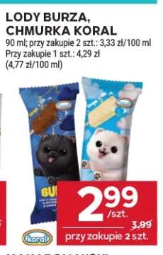 Lody Burza Koral +1 wariant