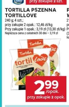 Tortilla pszenna Tortillove 4-pak