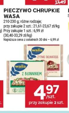 Pieczywo chrupkie Wasa Żytnie Delikatess +1 wariant