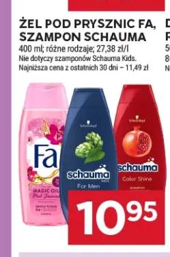 Żel pod prysznic Fa +1 wariant
