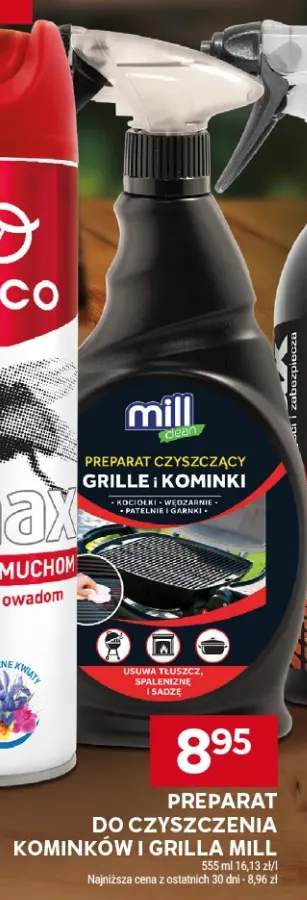 Preparat do czyszczenia kominków i grilla Mill Clean