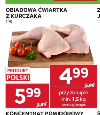 Obiadowa ćwiartka z kurczaka
