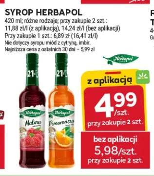 Syrop Herbapol Malina +1 wariant