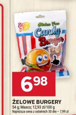 Żelowe burgery Candy Burger Maxco