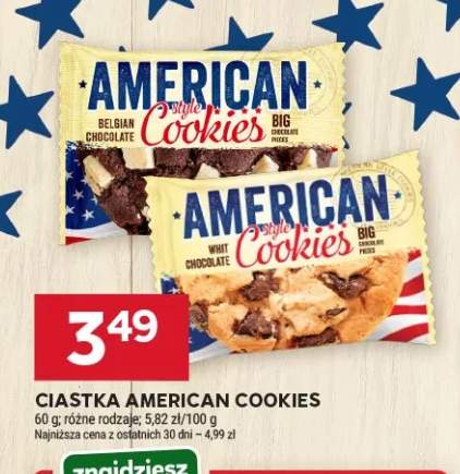 Ciastka American Cookies