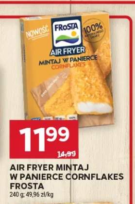 Air Fryer Mintaj w panierce cornflakes Frosta