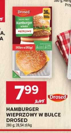 Hamburger wieprzowy w bułce Drosed