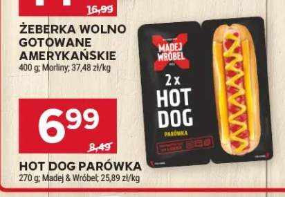Hot dog parówka Madej & Wróbel