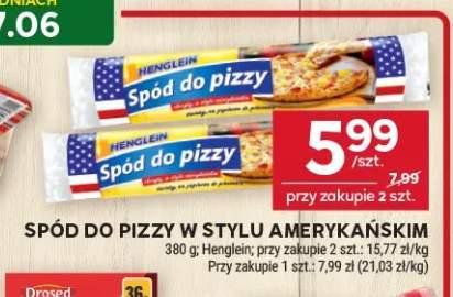 Spód do pizzy w stylu amerykańskim Henglein