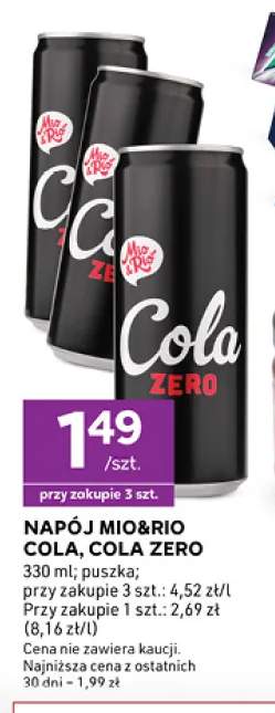 Napój Mio&Rio Cola +1 wariant