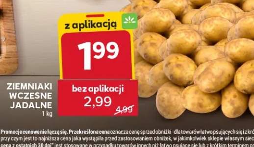 Ziemniaki wczesne jadalne +1 wariant